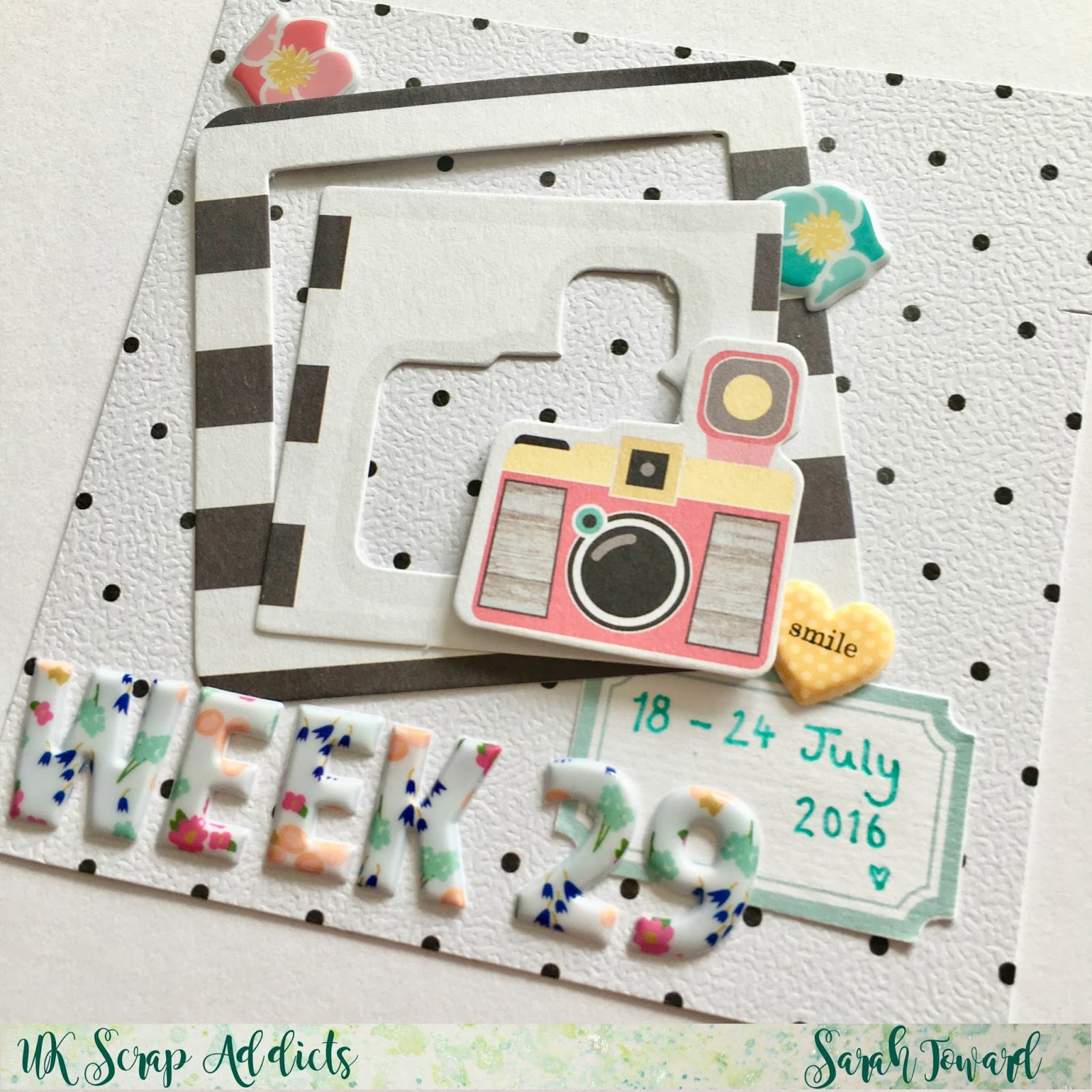 UK Scrap Addicts Pocket Page Layout Sarah Toward Large Photo