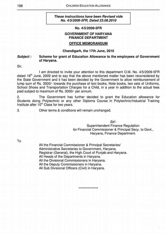 Child education allowance for nursery class . Age may be below 5 years