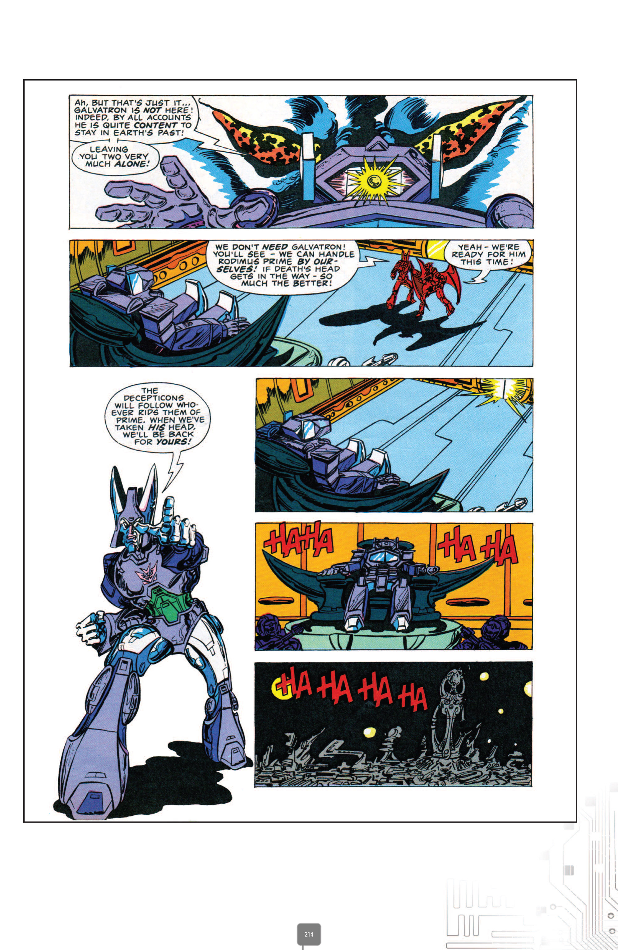 Read online The Transformers Classics UK comic -  Issue # TPB 4 - 214