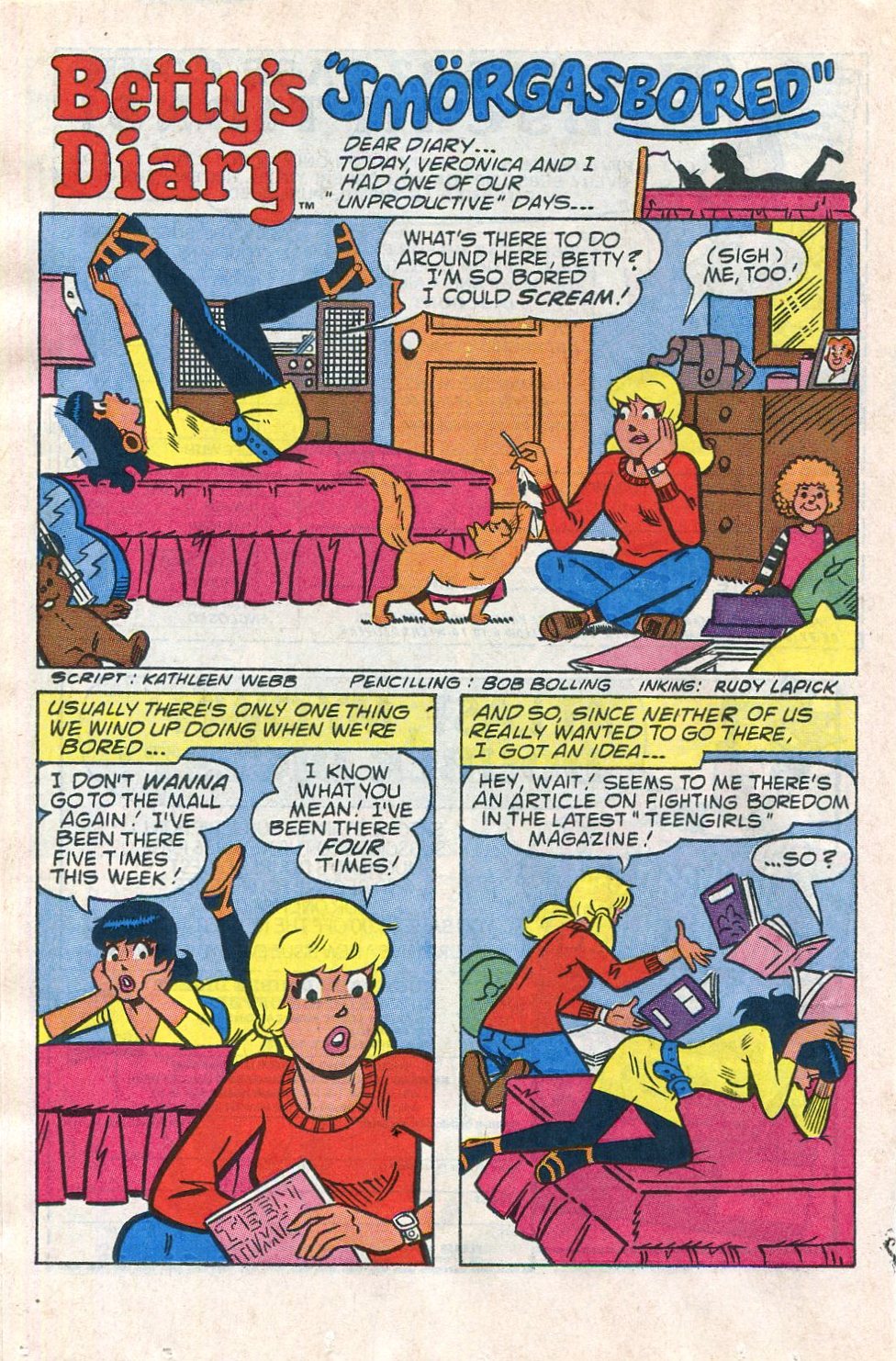 Read online Betty's Diary comic -  Issue #28 - 20