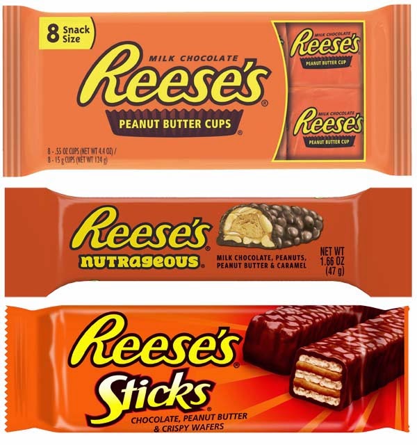 Brilhos da Moda Chocolates Reese`s