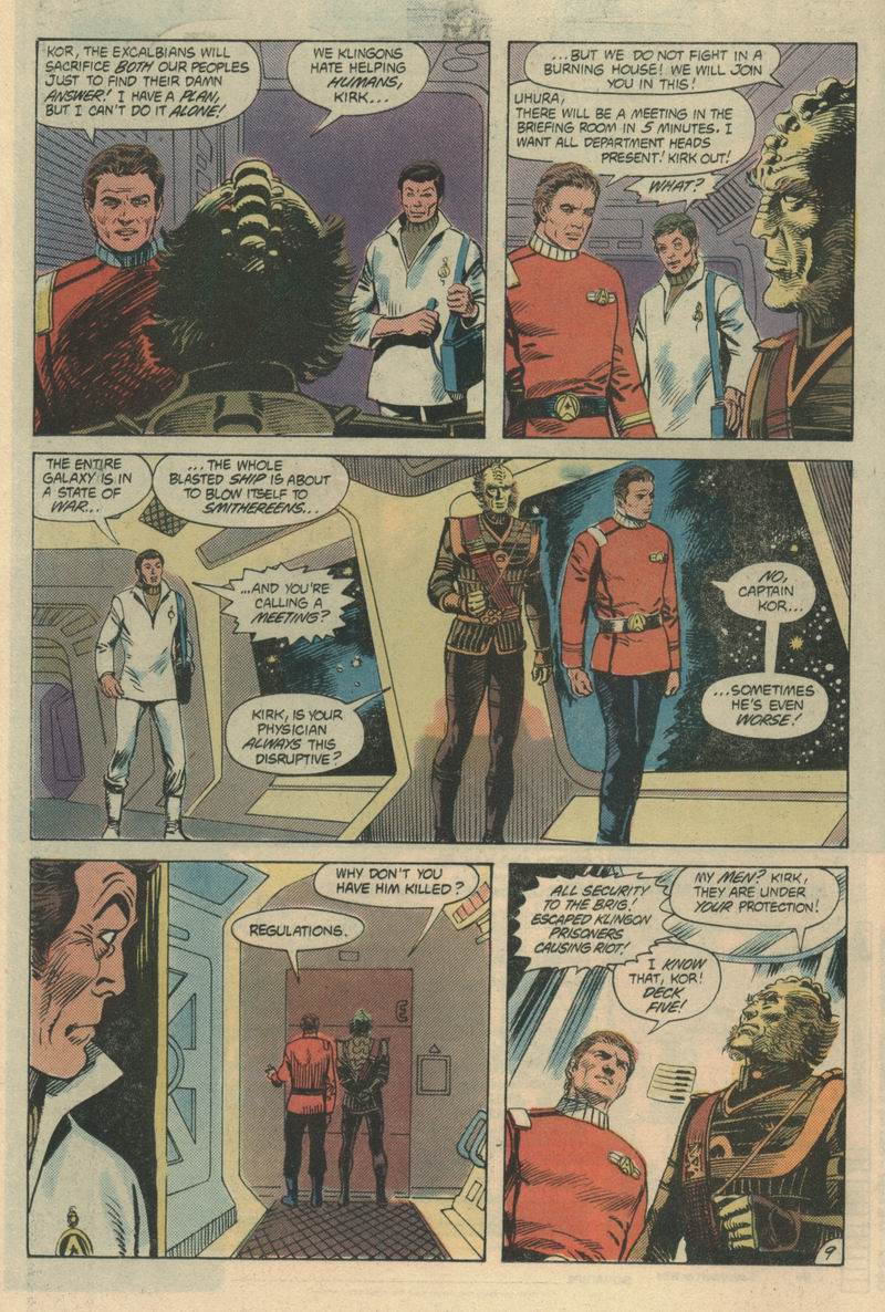 Read online Star Trek (1984) comic -  Issue #4 - 10