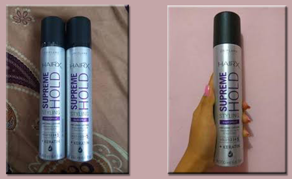 ORIFLAME HairX Supreme Hold Styling Hairspray Garda Remaja