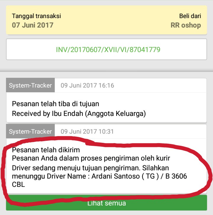 Cek Resi Grab Parcel