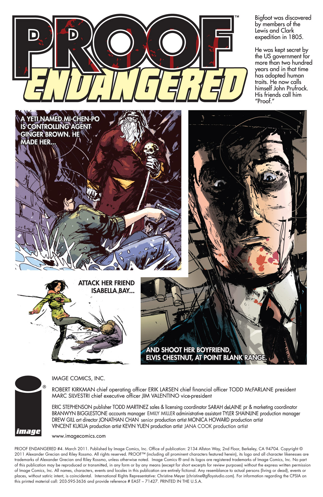 Read online Proof: Endangered comic -  Issue #4 - 2