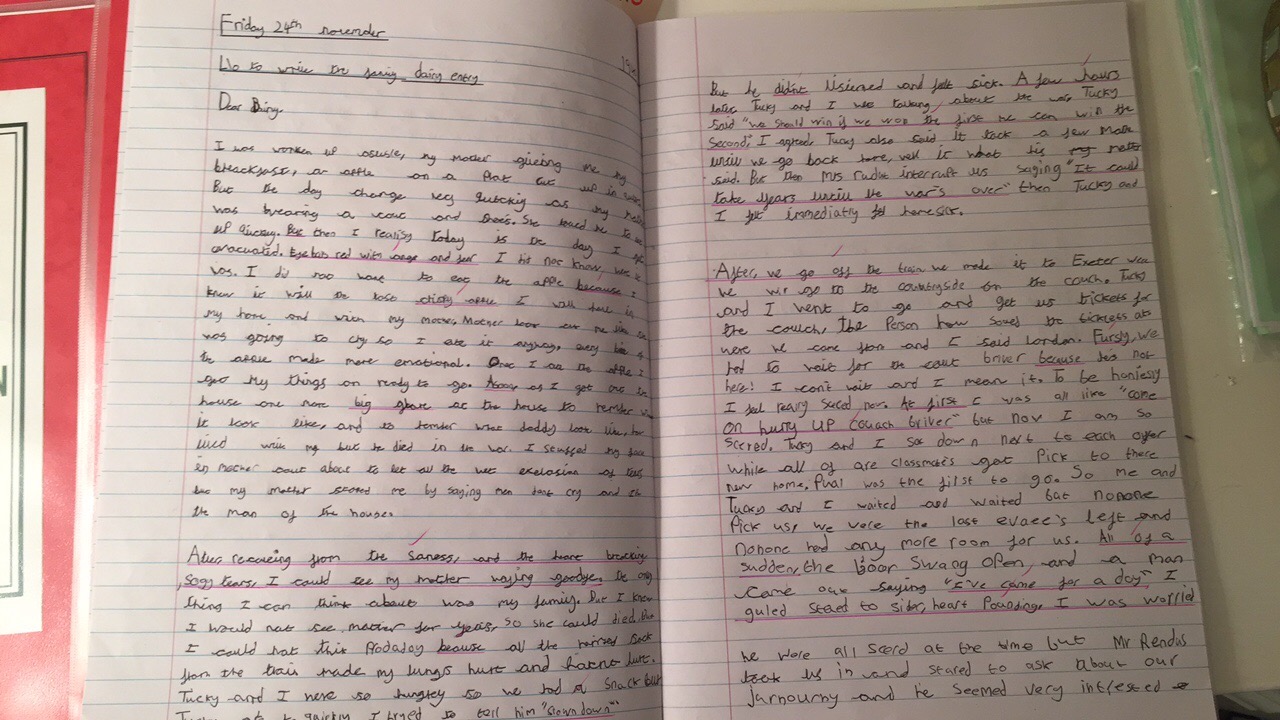 Gateway Transition World War II Diary Writing In Miss Cornell s Class gateway-transition-world-war-ii-diary-writing-in-miss-cornell-s-class