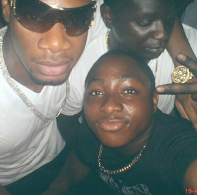 14yr old Davido Picture with da prince and wande coal