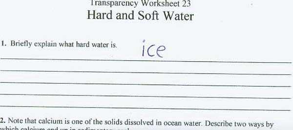 test answers