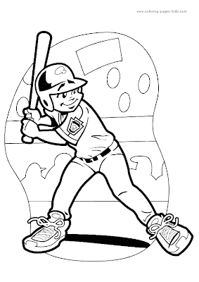 Sport Coloring Page For Kids 