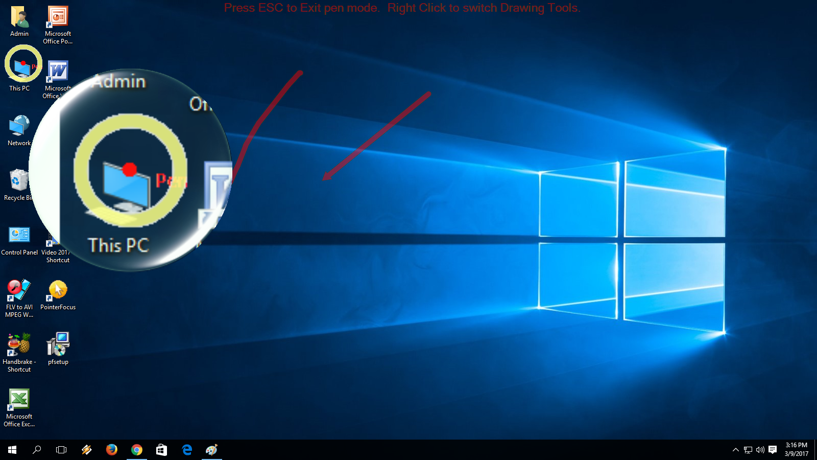 Learn New Things Make Your Mouse to Circle, Magnifier, Screen Drawing