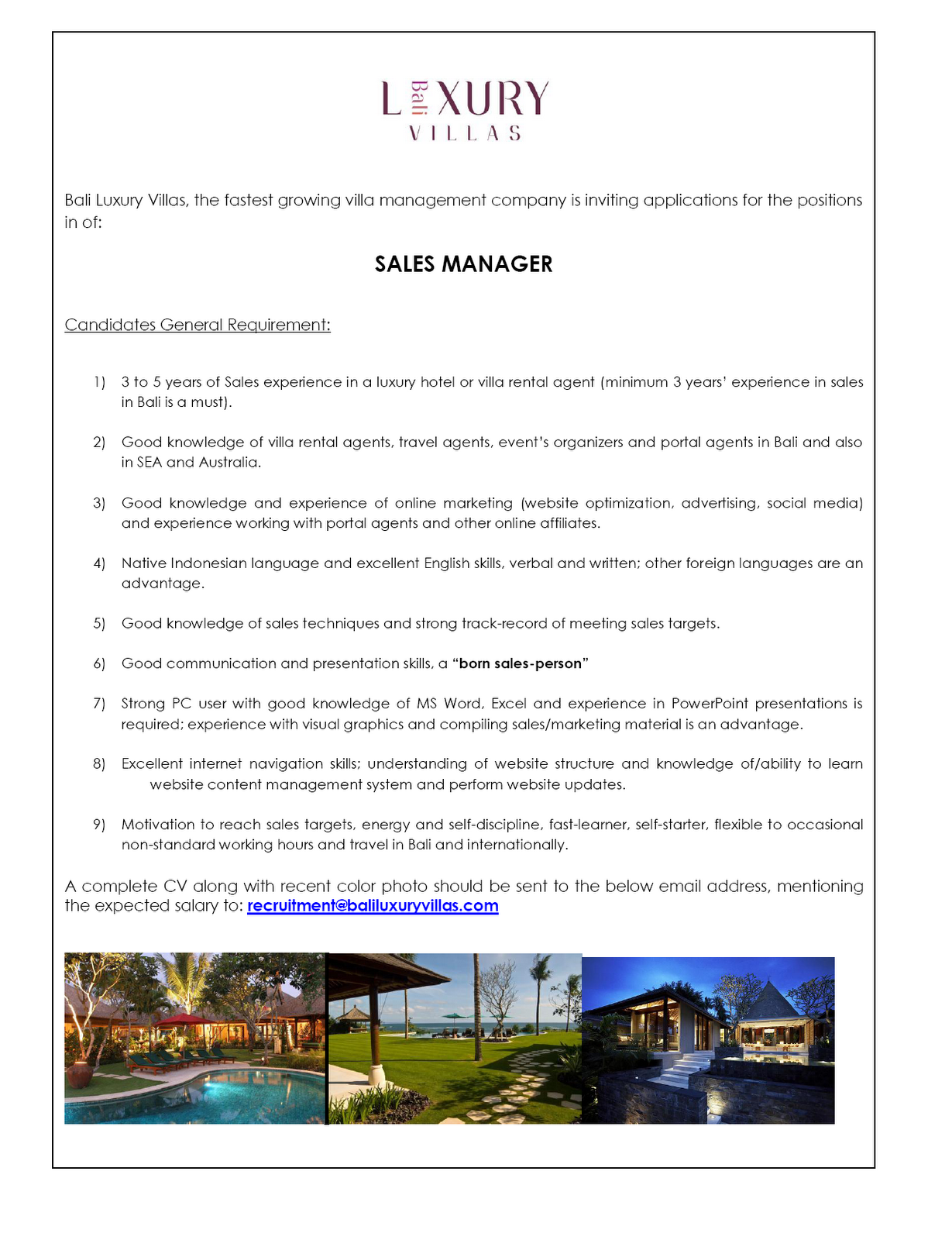 Luxury Villa Luxury Villa Jobs