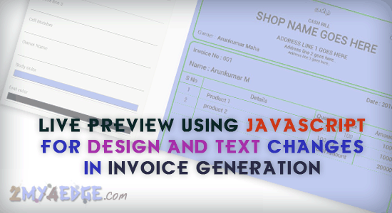 Live preview in javascript Live preview in javascript