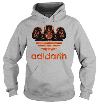 Adidarth T Shirt Hoodie Sweatshirt - Adidas Darth Vader Star Wars Movie for Men, Women and Kids