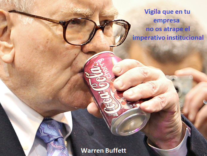 Warren Buffett, imperativo institucional, value investing