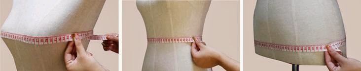 HOW TO MEASURE BUST, WAIST & HIPS?