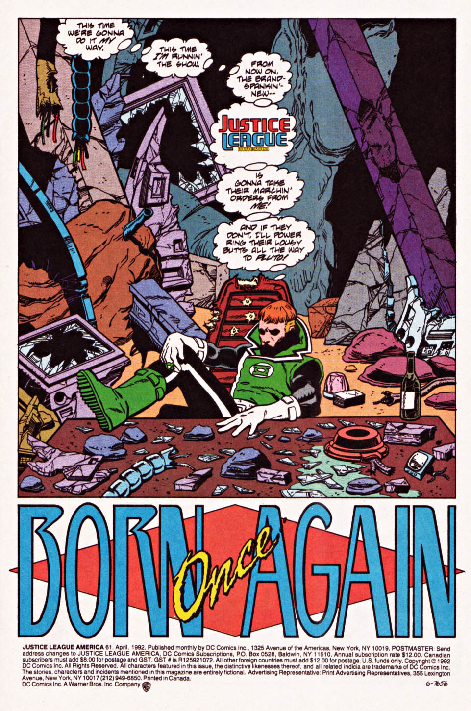 Read online Justice League America comic -  Issue #61 - 2