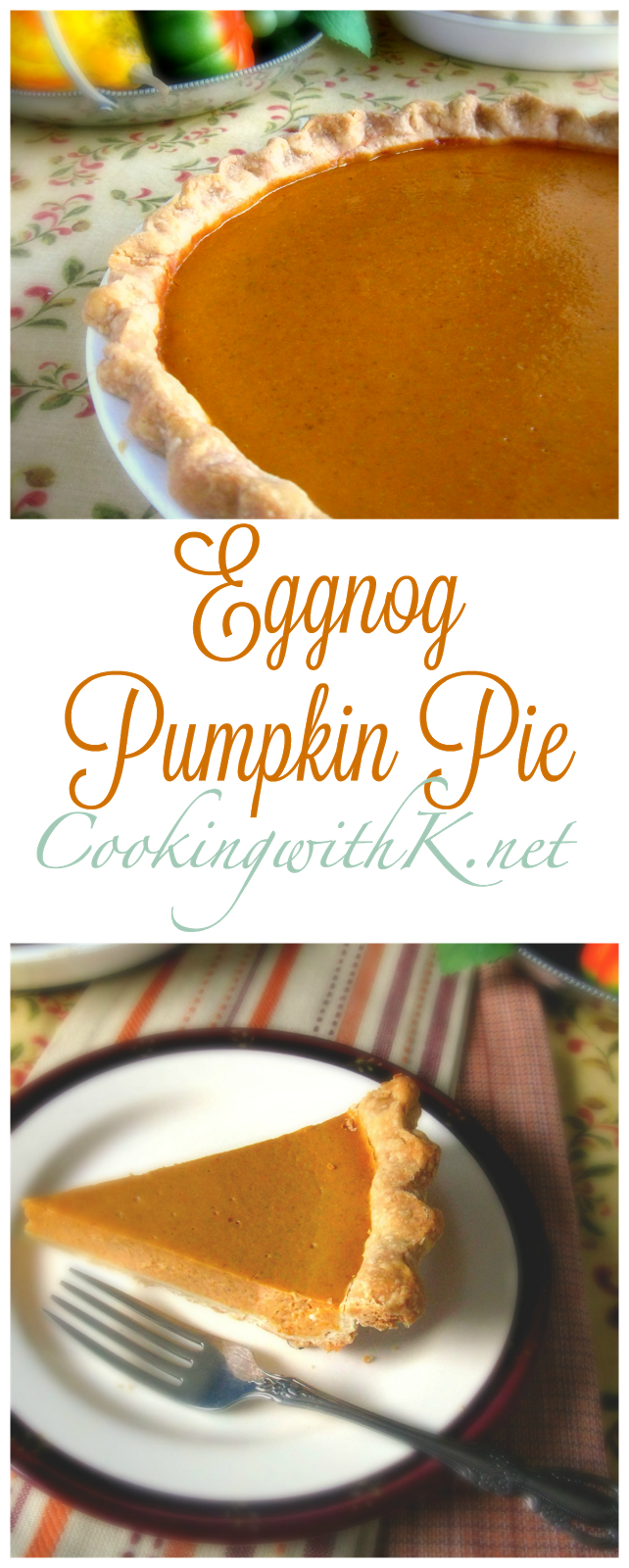 How Much Pumpkin Spice Do You Use In A Pumpkin Pie Eggnog Pumpkin Pie