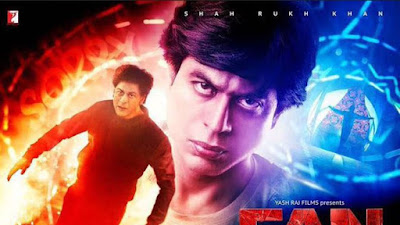 शाहरुख की फिल्म फैन का पोस्टर  