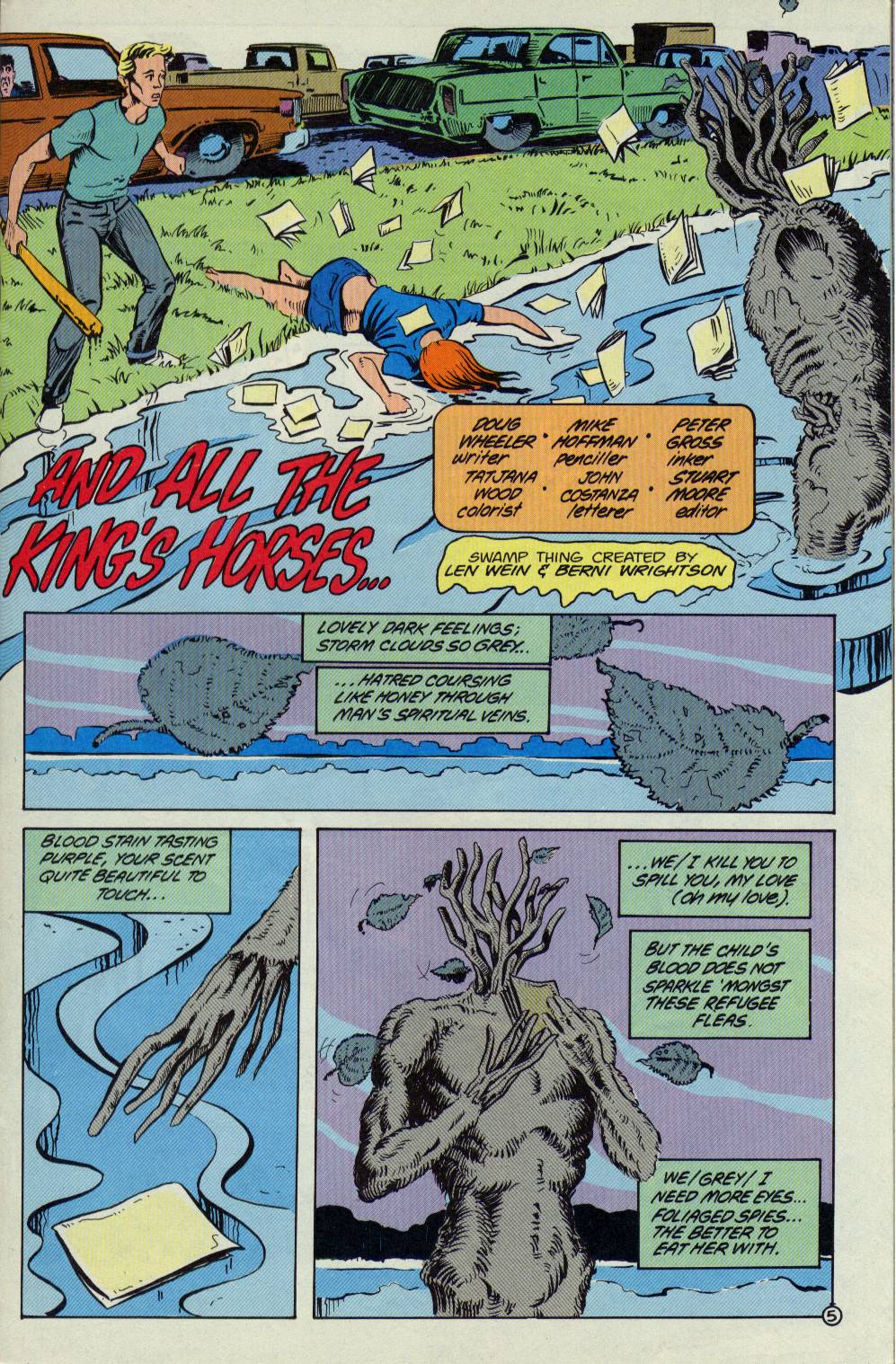 Swamp Thing (1982) Issue #102 #110 - English 6