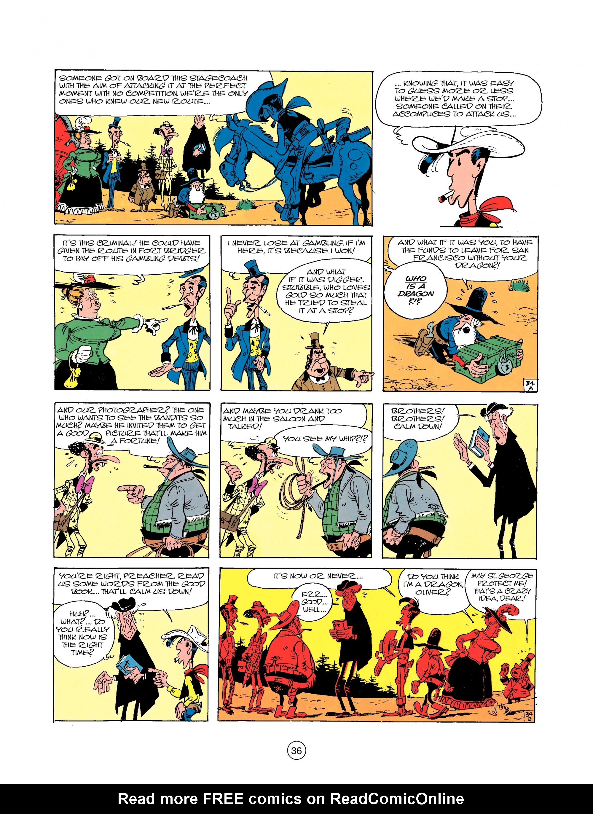 Read online A Lucky Luke Adventure comic -  Issue #25 - 36