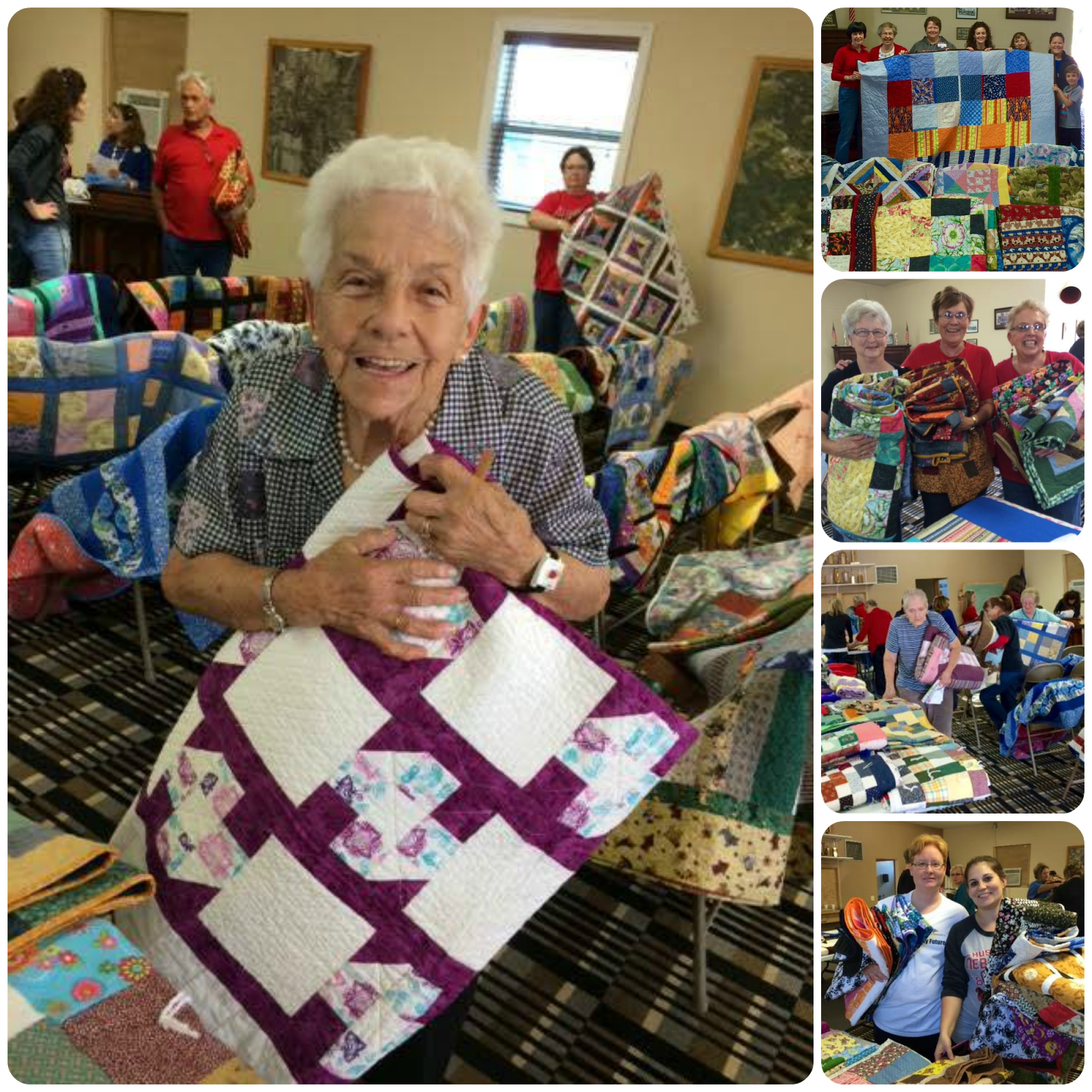 Omaha Modern Quilt Guild Pilger & Beaver Crossing Quilt Deployments