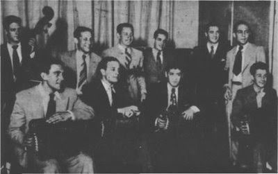 Miguel Calo con su orquesta en 1934