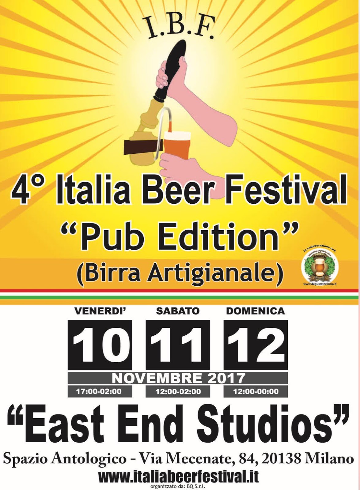 Italia Beer Festival Pub Edition 101112 novembre Milano