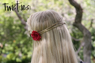 Twist Me Pretty's Abby Smith provides a detailed guide on how to create this gorgeous hairstyle, in her book The Ultimate Hairstyle Handbook. Twisties.