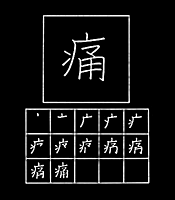 kanji sakit