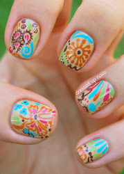 nail nails designs floral fall flower stamp polish dressed cool arts nailart hippy cute paisley funny perfect try whitney damn
