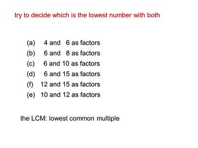 MEDIAN Don Steward mathematics teaching: factors of numbers and number