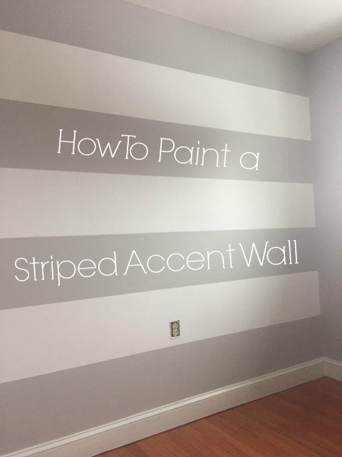 Going The Distance How To Paint A Striped Accent Wall - How To Paint A Striped Accent Wall