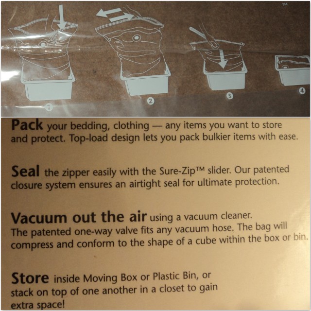Where Roots And Wings Entwine: Spage Bag Cube Vacuum Storage Bag Set review.