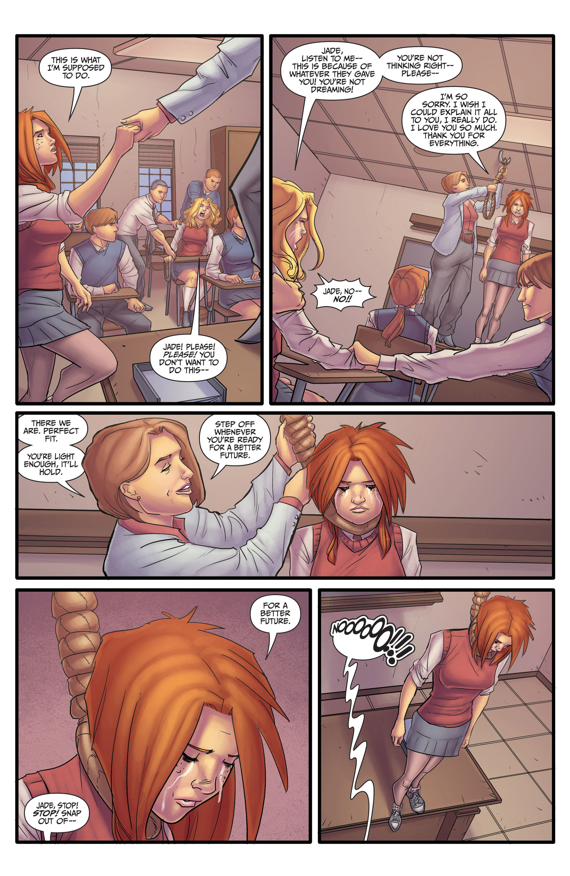 Read online Morning Glories comic -  Issue #10 - 22