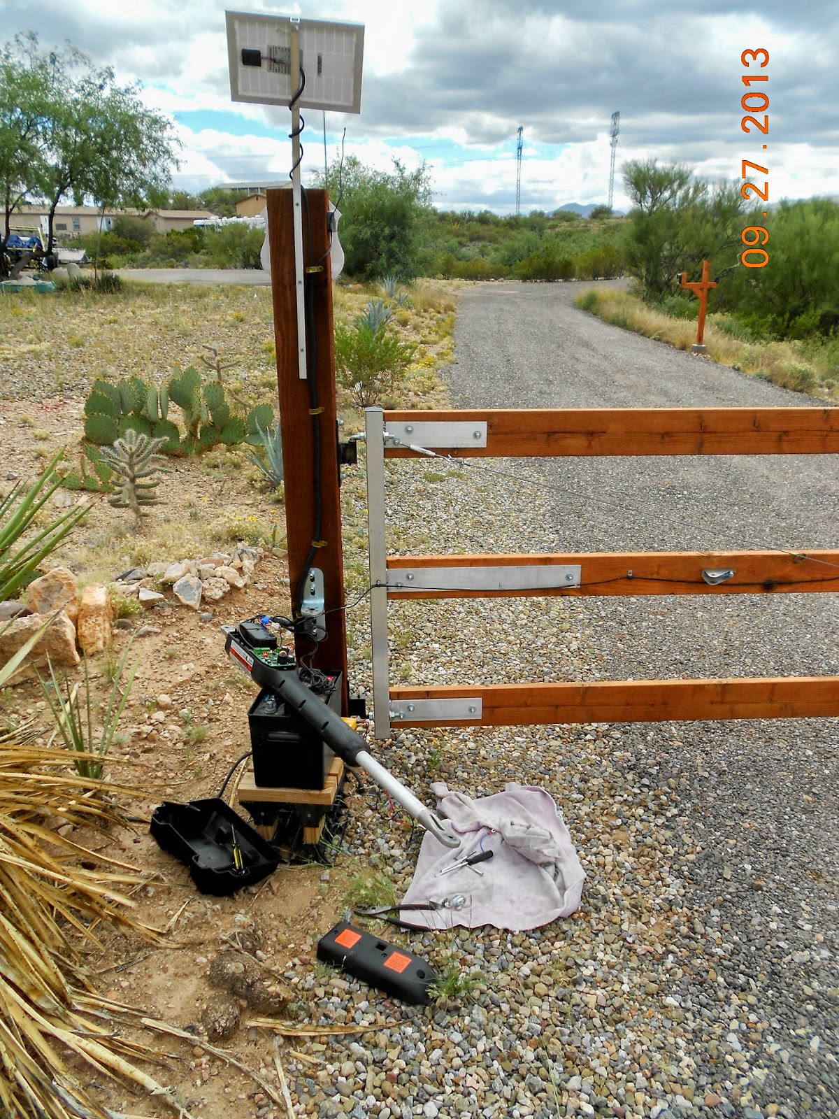 BY CHANCE FIXING THE GATE