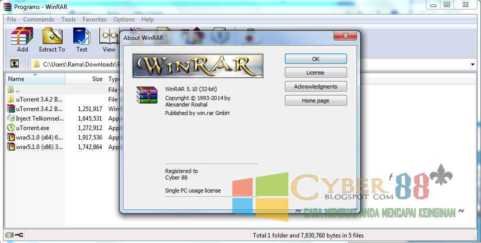 Download Winrar 5.10 Beta 4 32bit & 64bit Full + Patch