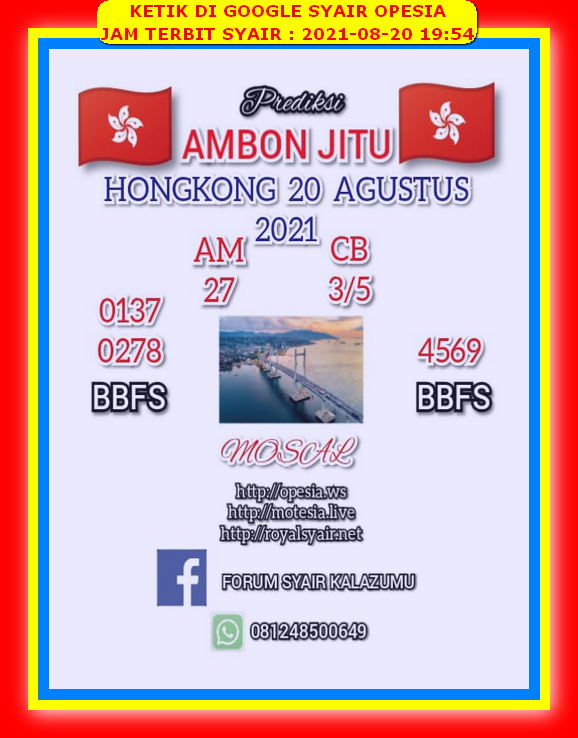 Syair Hk Hari Ini Jumat 20 Agustus 2021 Opesia Official Syair Hk Hari Ini Jumat 20 Agustus 2021 Opesia Official