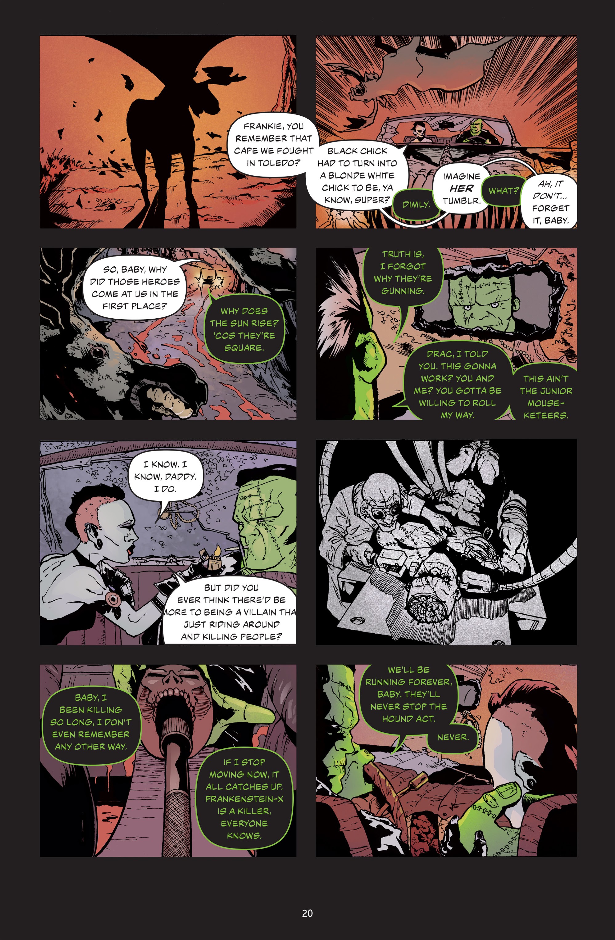 Read online Unmasked: Caddy Full of Blood comic -  Issue # Full - 22