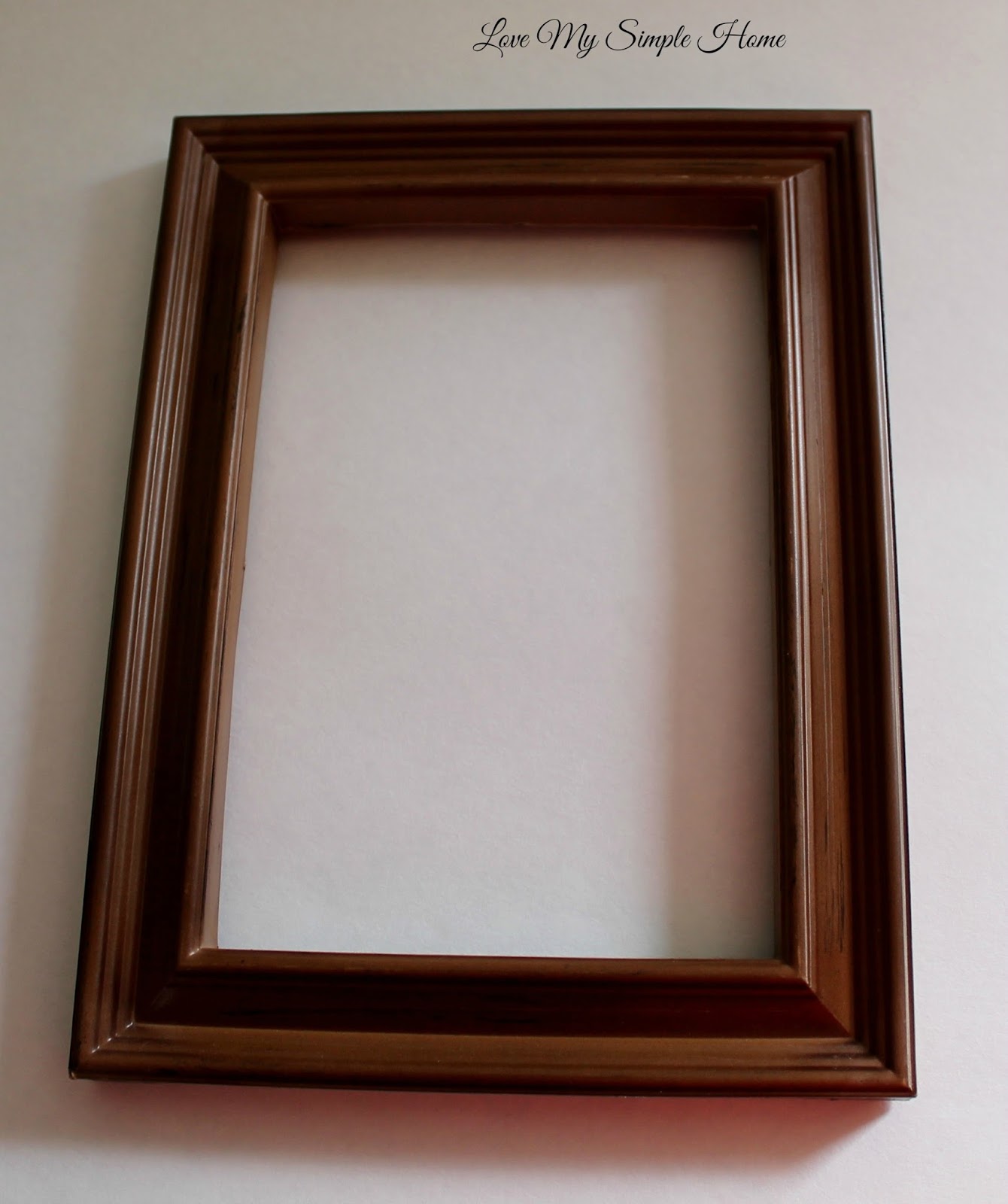 Upcycle a picture frame for a coastal look Love My Simple Home