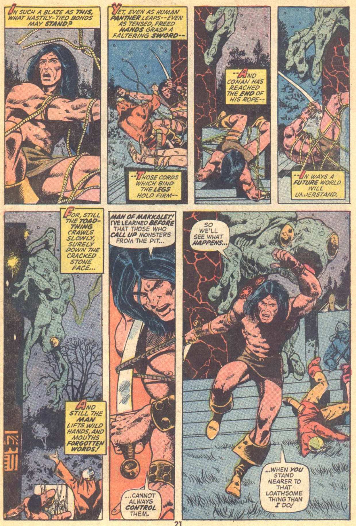 Read online Conan the Barbarian (1970) comic -  Issue #21 - 16