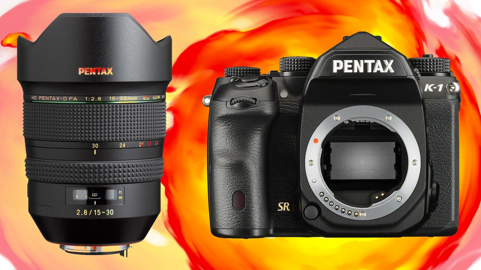 Pentax K1 fullframe camera with 36.4MP CMOS sensor