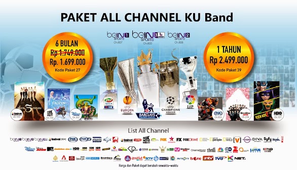 Paket All Channel Orange TV KU Band Paket All Channel Orange TV KU Band