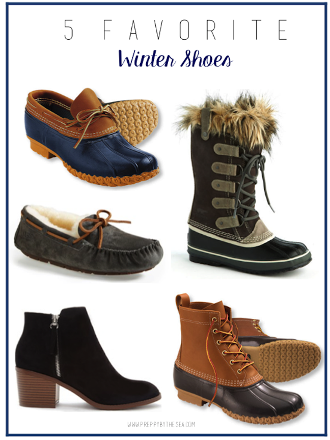 Preppy by the Sea: Winter Shoes