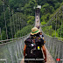 Uji Nyali di Jembatan Gantung yang Terpanjang di  Indonesia