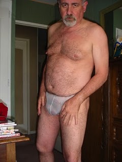 Older Men in Underwear.