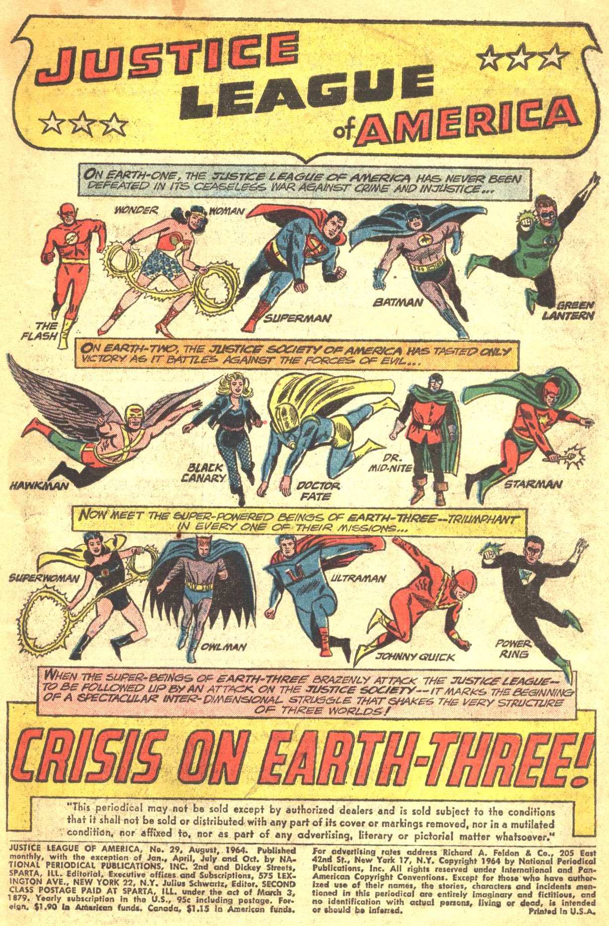 Justice League of America (1960) 29 Page 1
