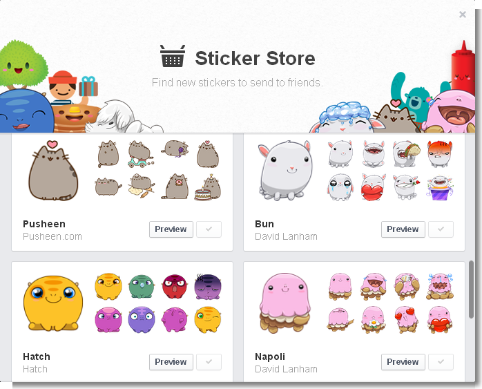Facebook launches stickers in chat Facebook launches stickers in chat