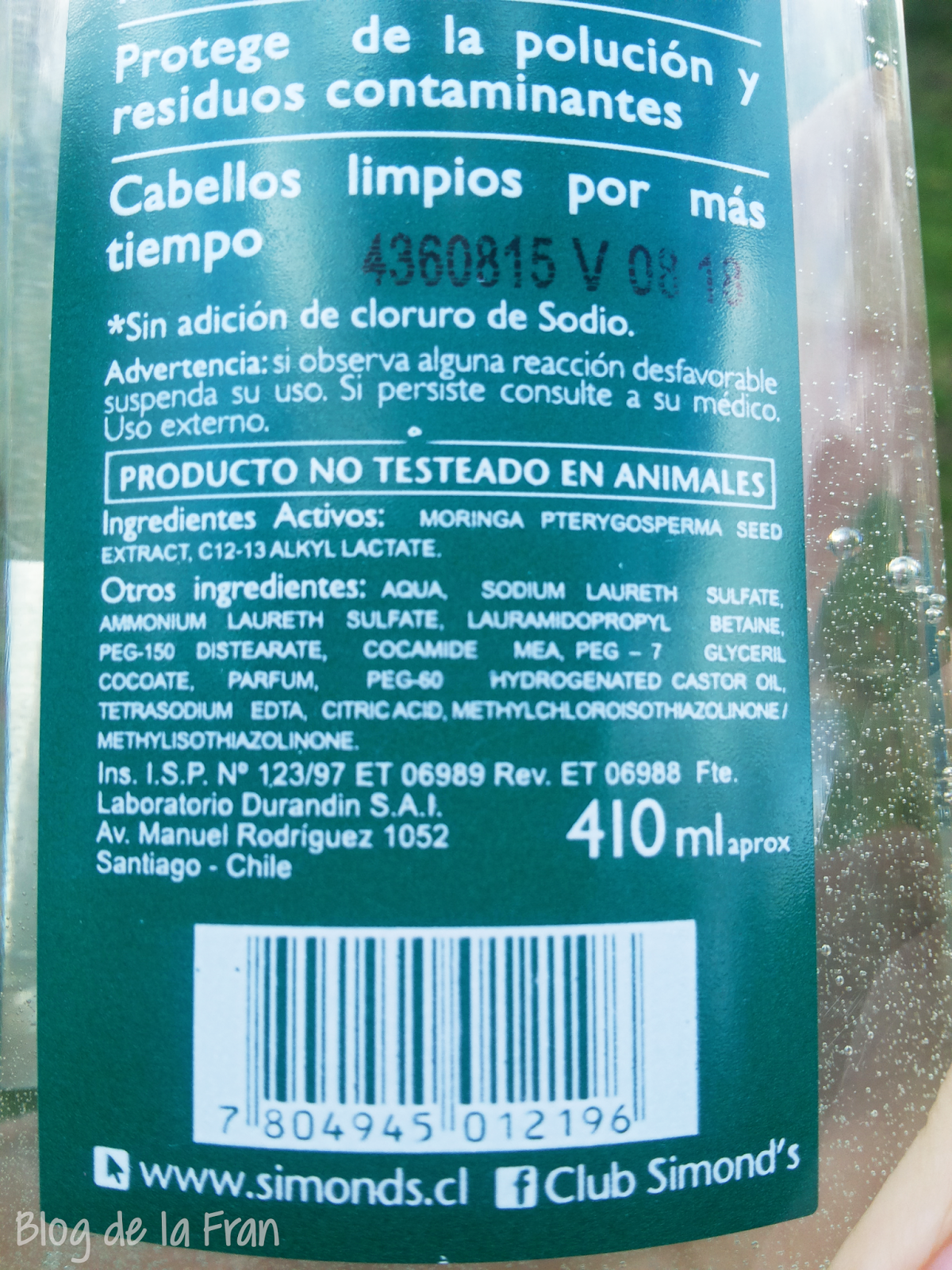 Shampoo de Limpieza Profunda Simond's Blog de la Fran Ondulada con Onda