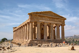 The Greek Temple of Concordia is one of the attractions in the Valley of the Temples outside Agrigento