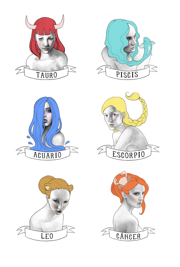 Cute Horoscope Zodiacs Characters Cute Horoscope Zodiacs Characters